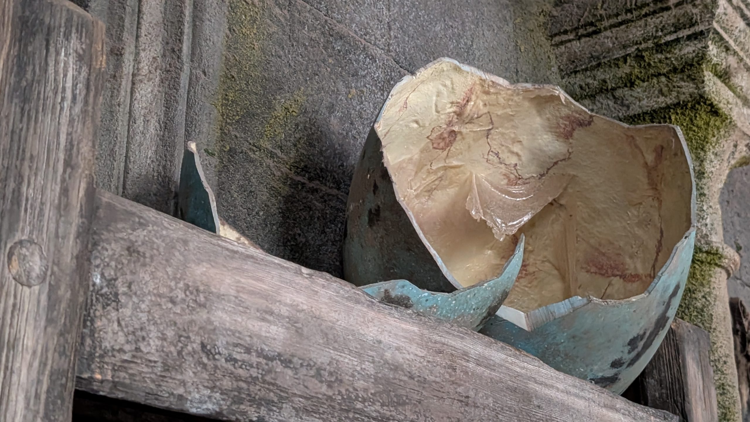 Dragon egg detail near the Hagrid's ride area